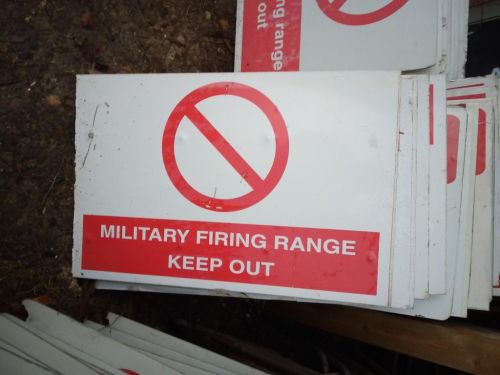 Military Range Keep out 
