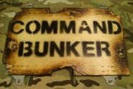Command Bunker sign